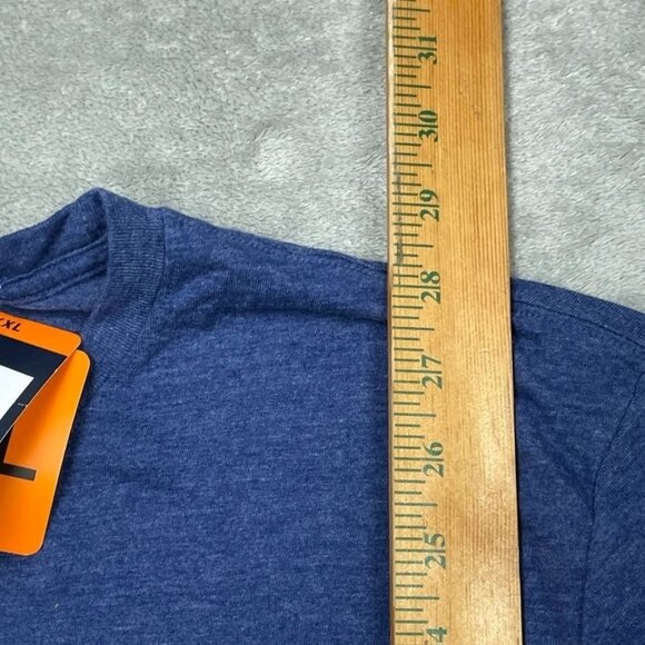 Lucky Brand Mens Graphic Tee XXL Made In Guatemala Blue a0270 - Picture 5 of 9